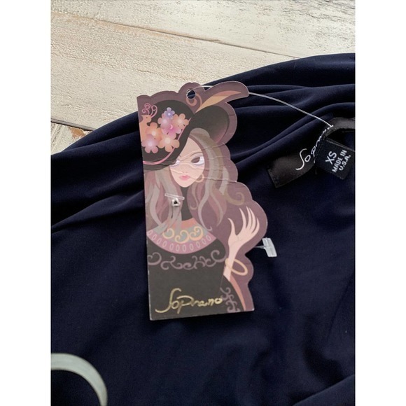 Soprano Womens One Shoulder Bodycon Ruched‎ Draped Blue Dress Sz XS NWT - Picture 8 of 9